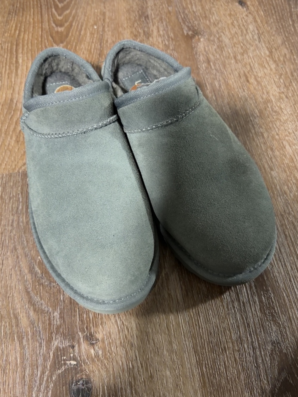 UGG Women's Suede Slip-On Slippers - Gray